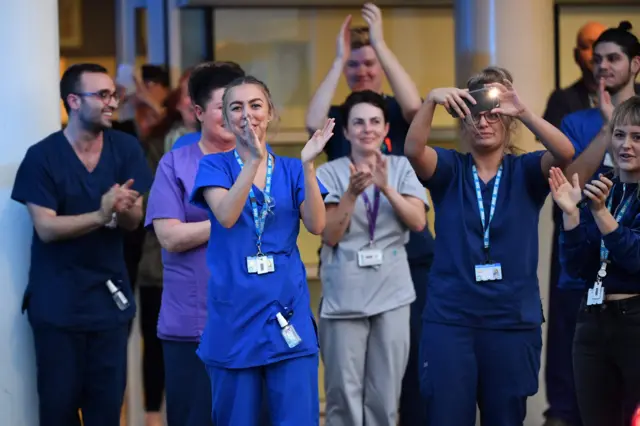 Staff at the Royal Liverpool Hospital