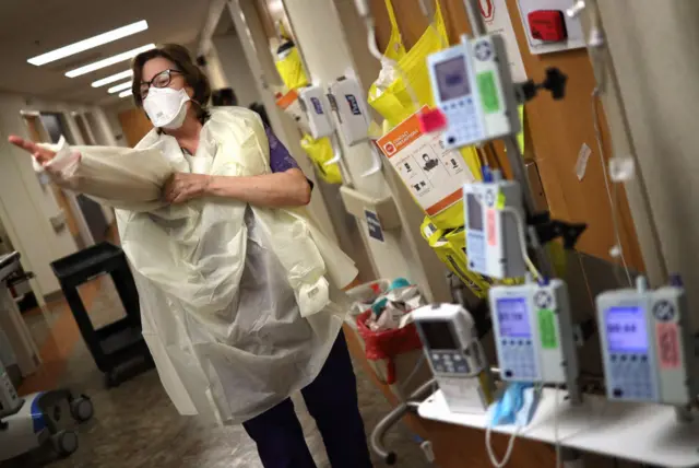 Nurses in the Intensive Care Unit of MedStar St. Mary's Hospital