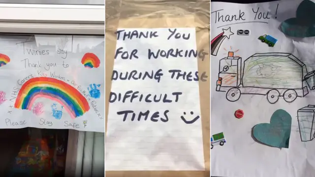 Messages to refuse collectors