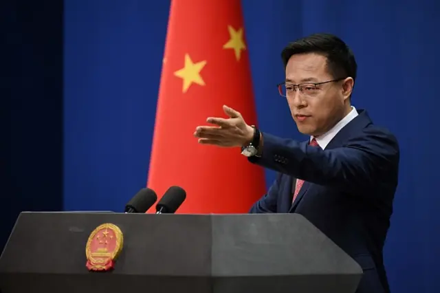 Chinese Foreign Ministry spokesman Zhao Lijian