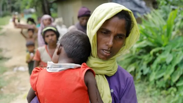 Rohingya camp in Bangladesh