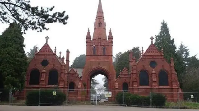 One of the city's cemeteries