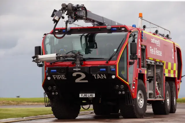 Airport fire truck