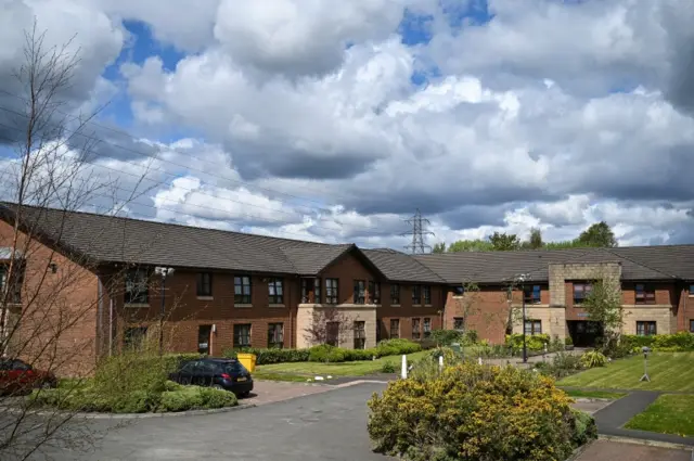 A general view of Elderslie Care Home in Paisley, where 22 residents had died of coronavirus as of 27 April