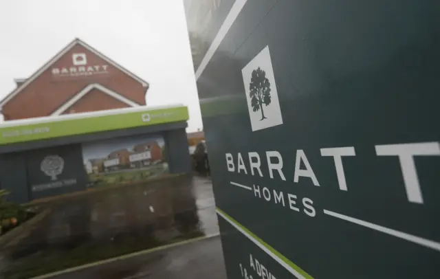 Barratt Homes sign