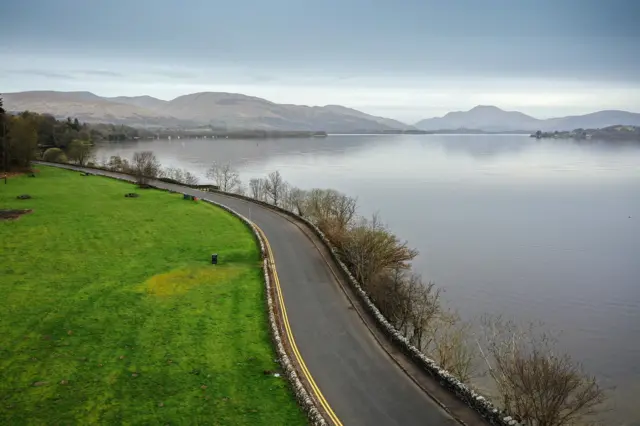 A deserted Duck Bay at Loch Lomond