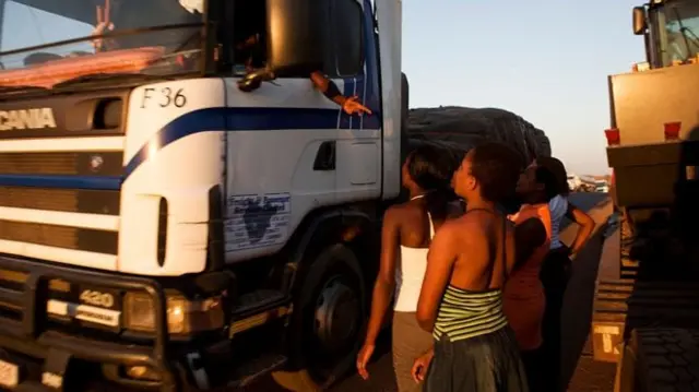 File photo showing sex workers and a lorry driver, their identities annonymous