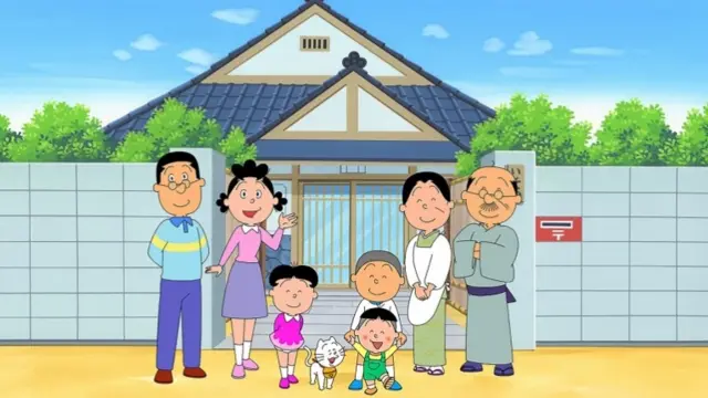 Screenshot from TV series Sazae-san