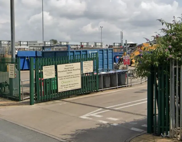 Hazel Court waste recycling centre in York