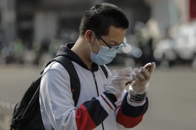 A student in Bejing