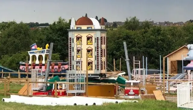 Construction work at Gulliver's Valley