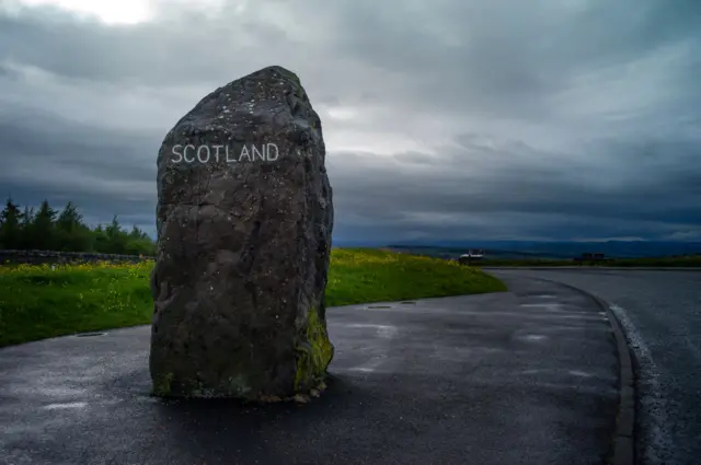 The Scottish border