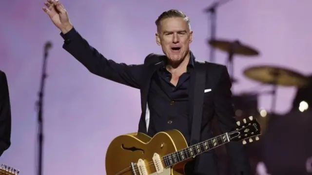 Bryan Adams on stage