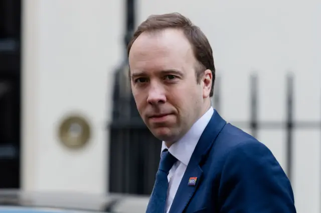 Health Secretary Matt Hancock