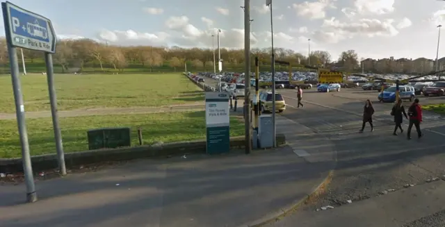 Forest Park and Ride near the Gregory Boulevard entrance of Forest Recreation Ground