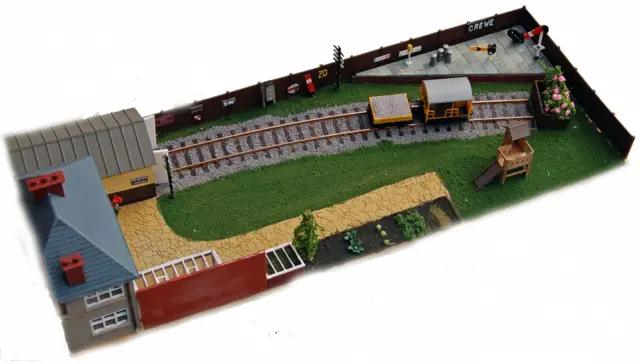 Model train layout