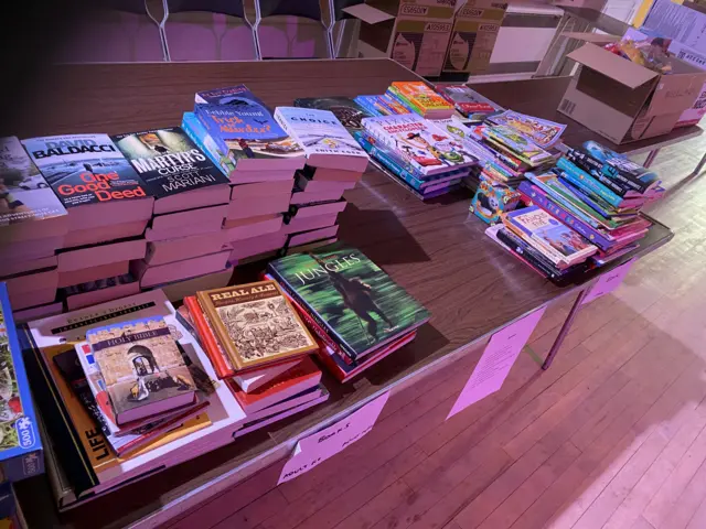 Donated books