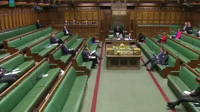 House of Commons social distancing measures