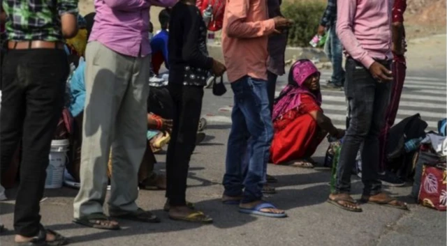 Migrant workers stranded by the lockdown