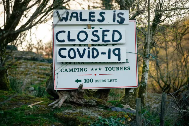 Warning sign in Betws-y-Coed, Wales