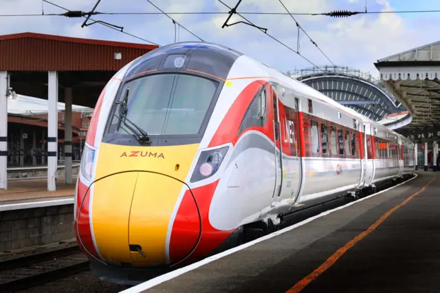 London and North East Railways' Azuma train