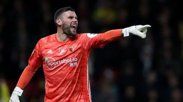 Watford keeper Ben Foster