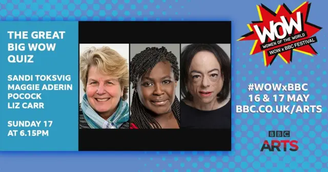 The Great Big Wow Quiz, Sunday 17th May, 6.15pm