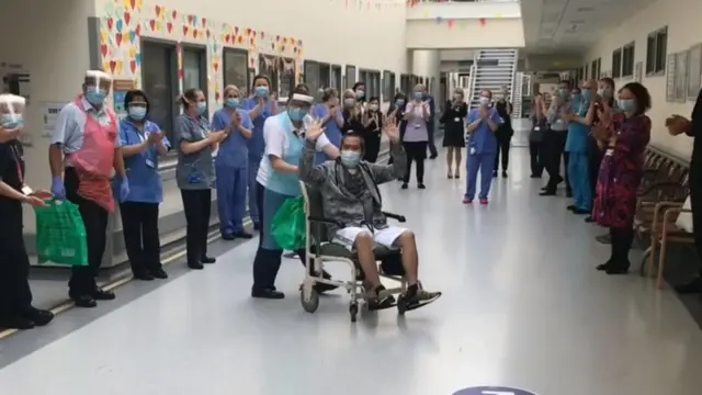 Cyrus Casandra being discharged