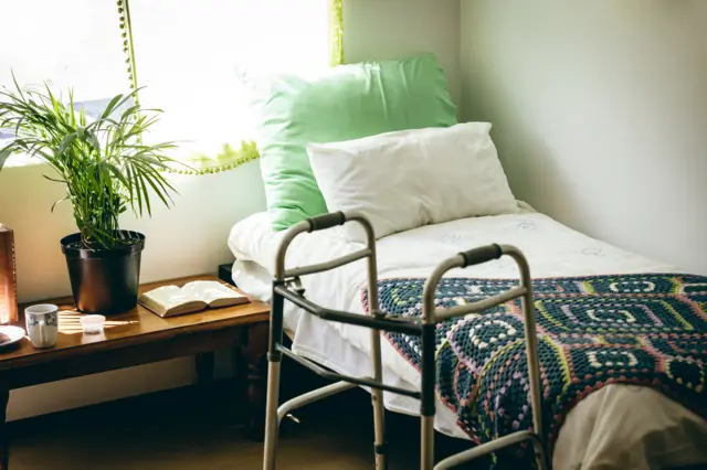 Care home bedroom