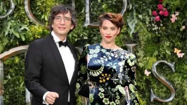 Mr Gaiman left his wife Amanda Palmer and son behind in Auckland