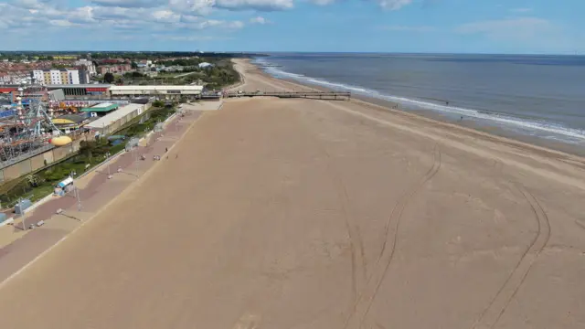 Skegness beach