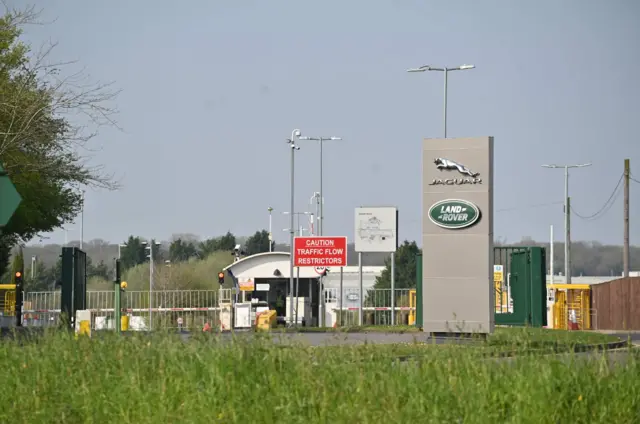 Jaguar Land Rover's Solihull plant