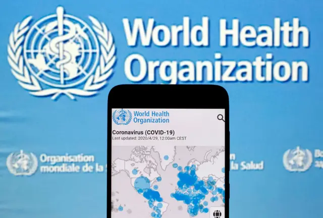 The World Health Organization (WHO) map