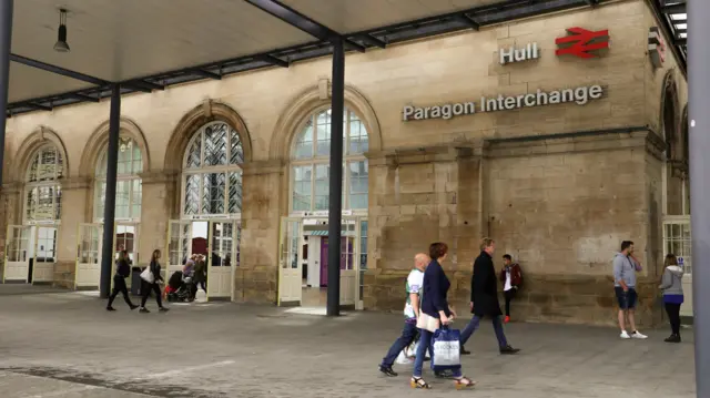 A file photo of Hull station