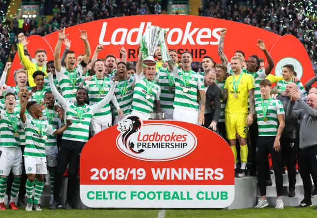 Celtic win Premiership in 2019