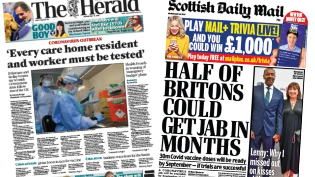 Front pages