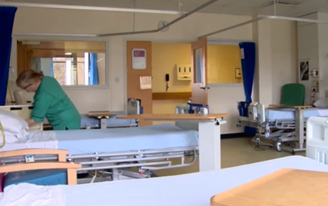 Empty ward at Borders General Hospital