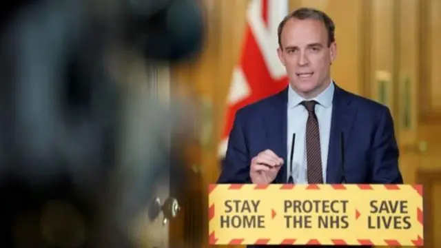 Foreign Secretary Dominic Raab