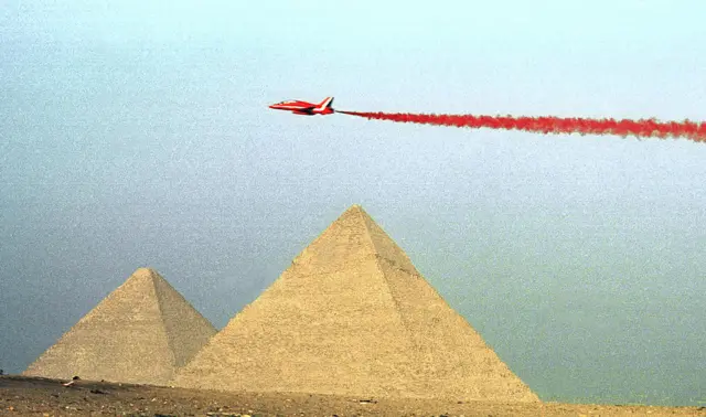 Red Arrows - Giza, Egypt