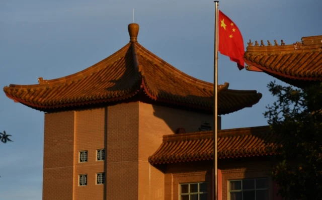 The Chinese embassy in Canberra