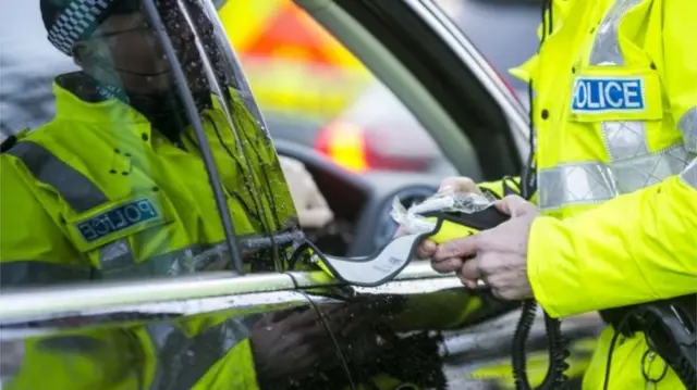 police breathalyser test