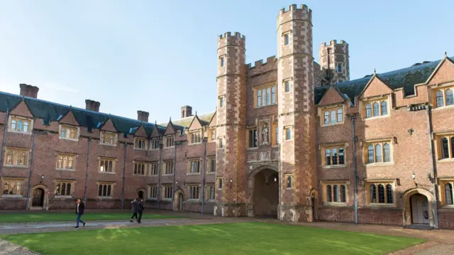 A general view of St John's College, Cambridge University