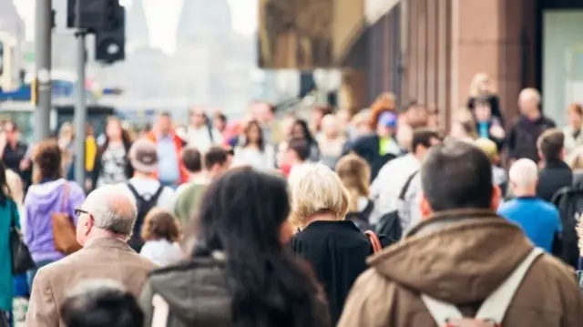 People in street