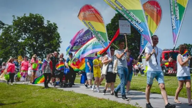 People at last year's Pride in the Park