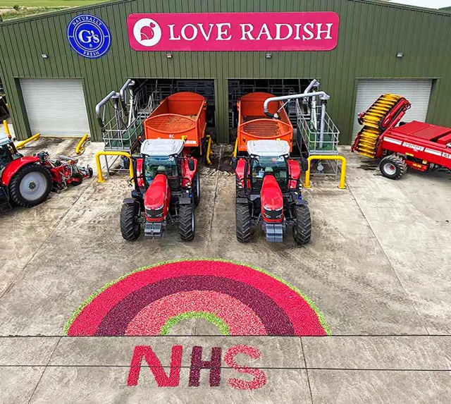 Radish display to NHS