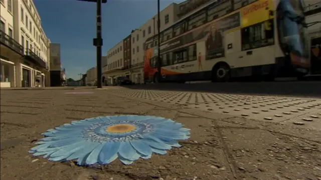 Flower sticker in Birmingham