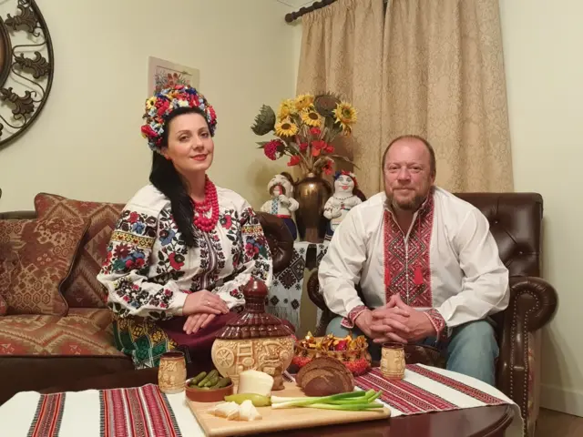 Ukrainian celebrating Vyshyvanka