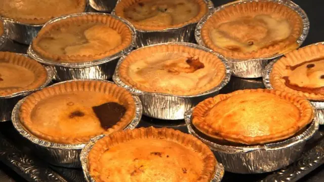 Pies at the football