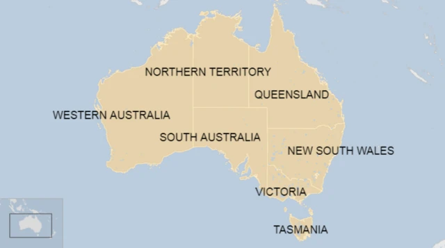 Map of Australia