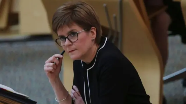 Scotland's first minister Nicola Sturgeon